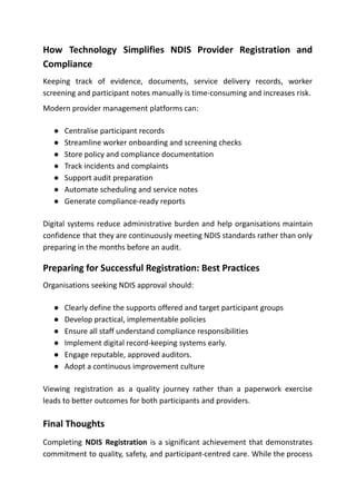 NDIS Registration: A Comprehensive Guide to Becoming a Registered NDIS ...