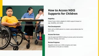 NDIS Supports for Children: Early Intervention for a Better Future | PDF