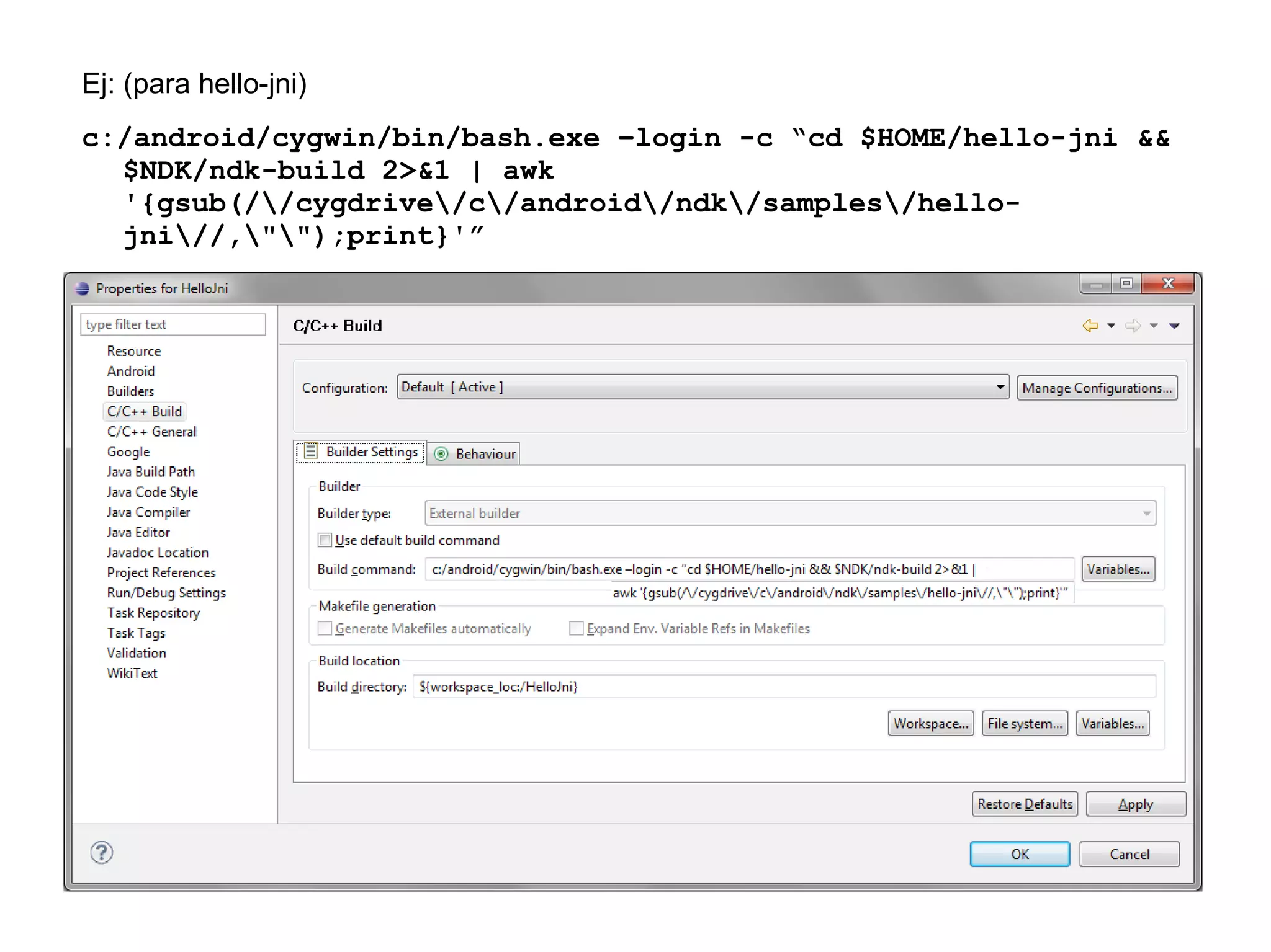 {SDK} = c:/android/sdk 