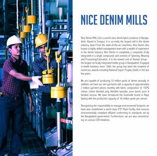 Nice Denim Mills Limited E-Brochure