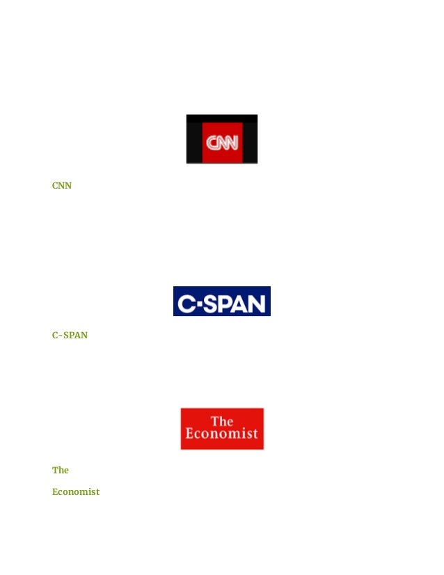 CNN
C-SPAN
The
Economist
 
