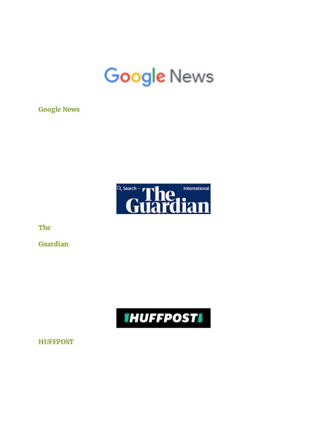 Google News
The
Guardian
HUFFPOST
 
