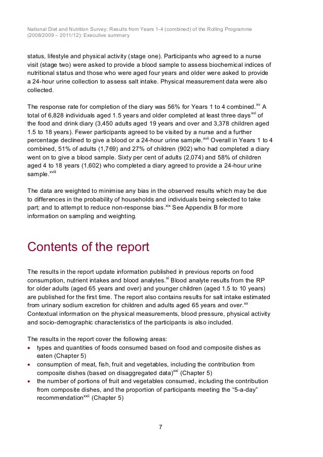 uk national diet and nutrition survey