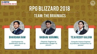 RPG Blizzard 2018 Case Competition on CEAT tyres
