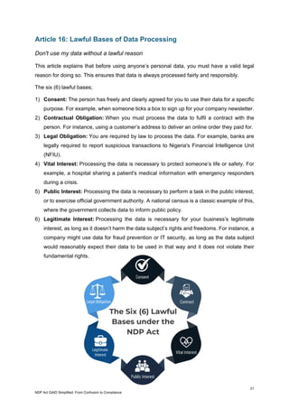 NDP Act GAID Simplified: From Confusion to Compliance | PDF