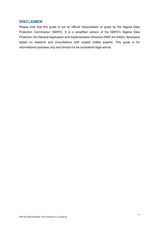 NDP Act GAID Simplified: From Confusion to Compliance | PDF