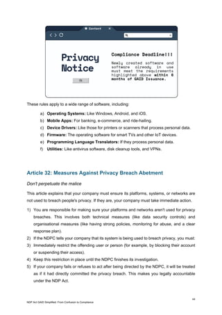 Ndp Examples NDP Act GAID Simplified: From Confusion to Compliance | PDF