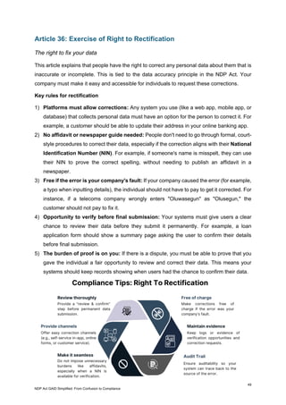 Ndp Examples NDP Act GAID Simplified: From Confusion to Compliance | PDF