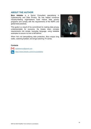 Ndp Examples NDP Act GAID Simplified: From Confusion to Compliance | PDF