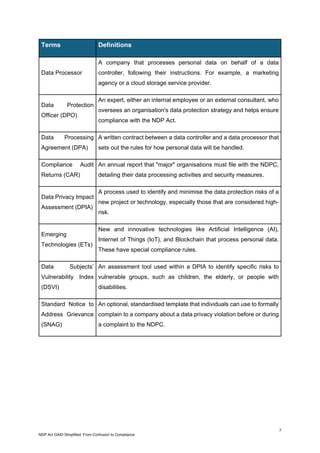 NDP Act GAID Simplified: From Confusion to Compliance | PDF