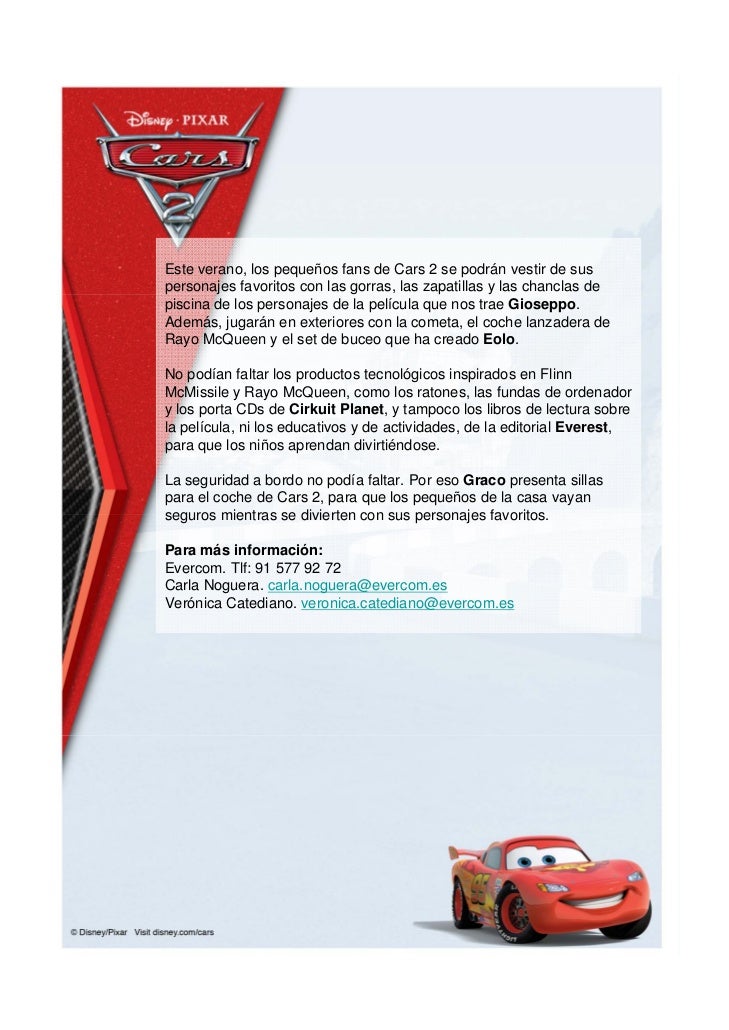 coleccion personajes cars 2