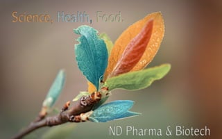  Nd pharma science, health, food,