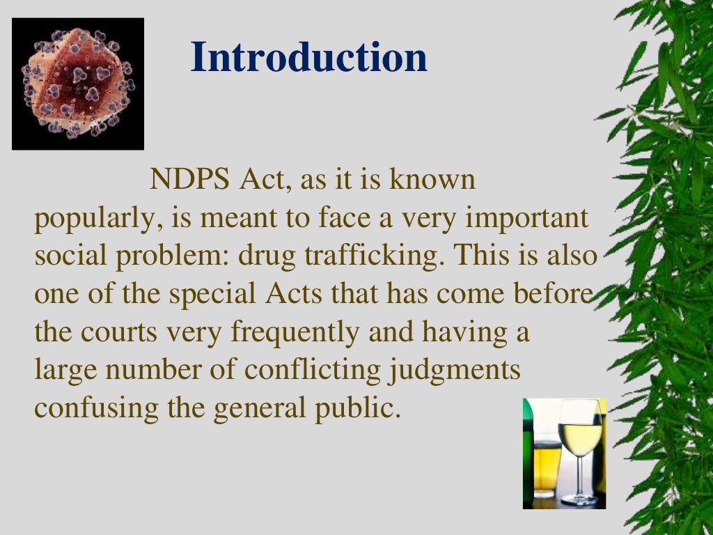 NDPS Act.