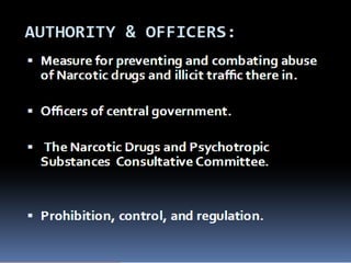 NDPS Act | PPTX