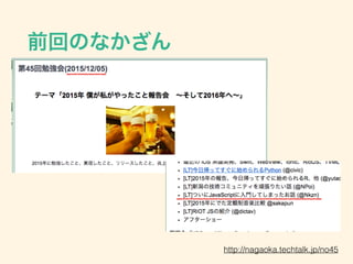 http://nagaoka.techtalk.jp/no45
 