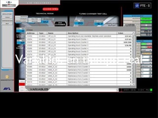 Variables en tiempo real 