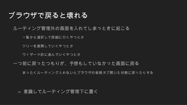 Spaのルーティングの話