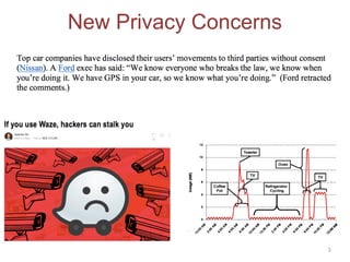 New Privacy Concerns
3
 