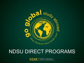NDSU DIRECT PROGRAMS

 