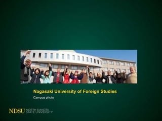 Learn more and apply online
http://www.ndsu.edu/studyabroad

Like us on Facebook
http://www.facebook.com/
NDSUStudyAbroad

 