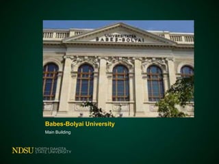 Babes-Bolyai University
Main Building

 