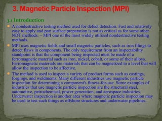 Non-destructive testings basic introduction | PPT