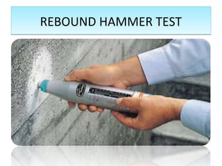 Non destructive test in concrete in building construction architecture ...