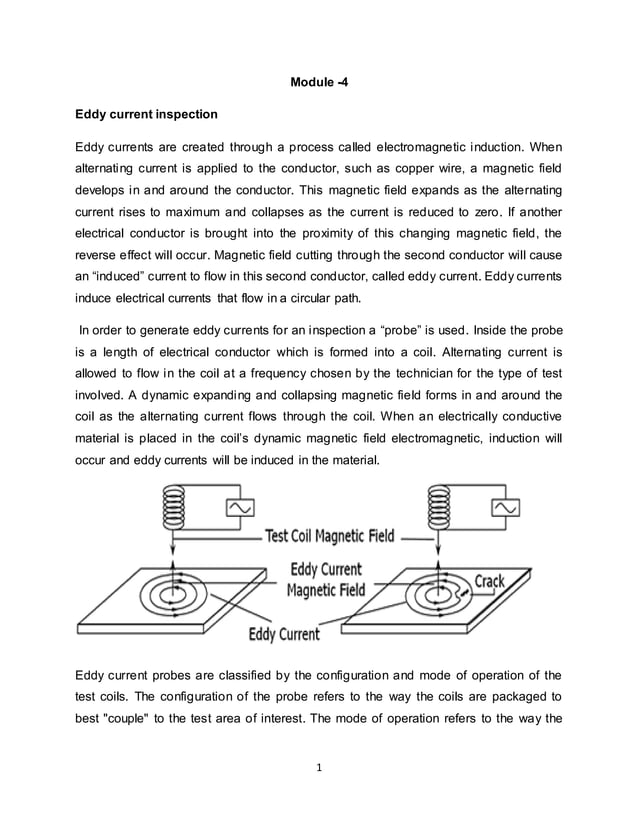 Eddy current inspection PDF