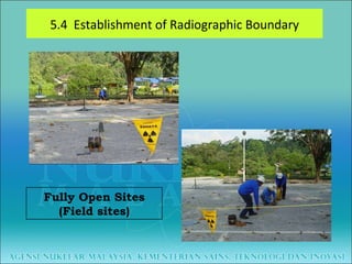 Fully Open Sites (Field sites) 5.4  Establishment of Radiographic Boundary 