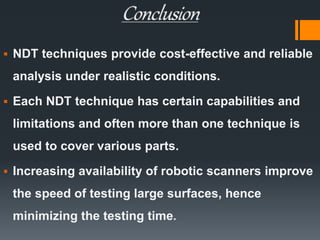 Non-destructive testing | PPTX