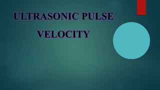 Non Destructive Testing -NDT