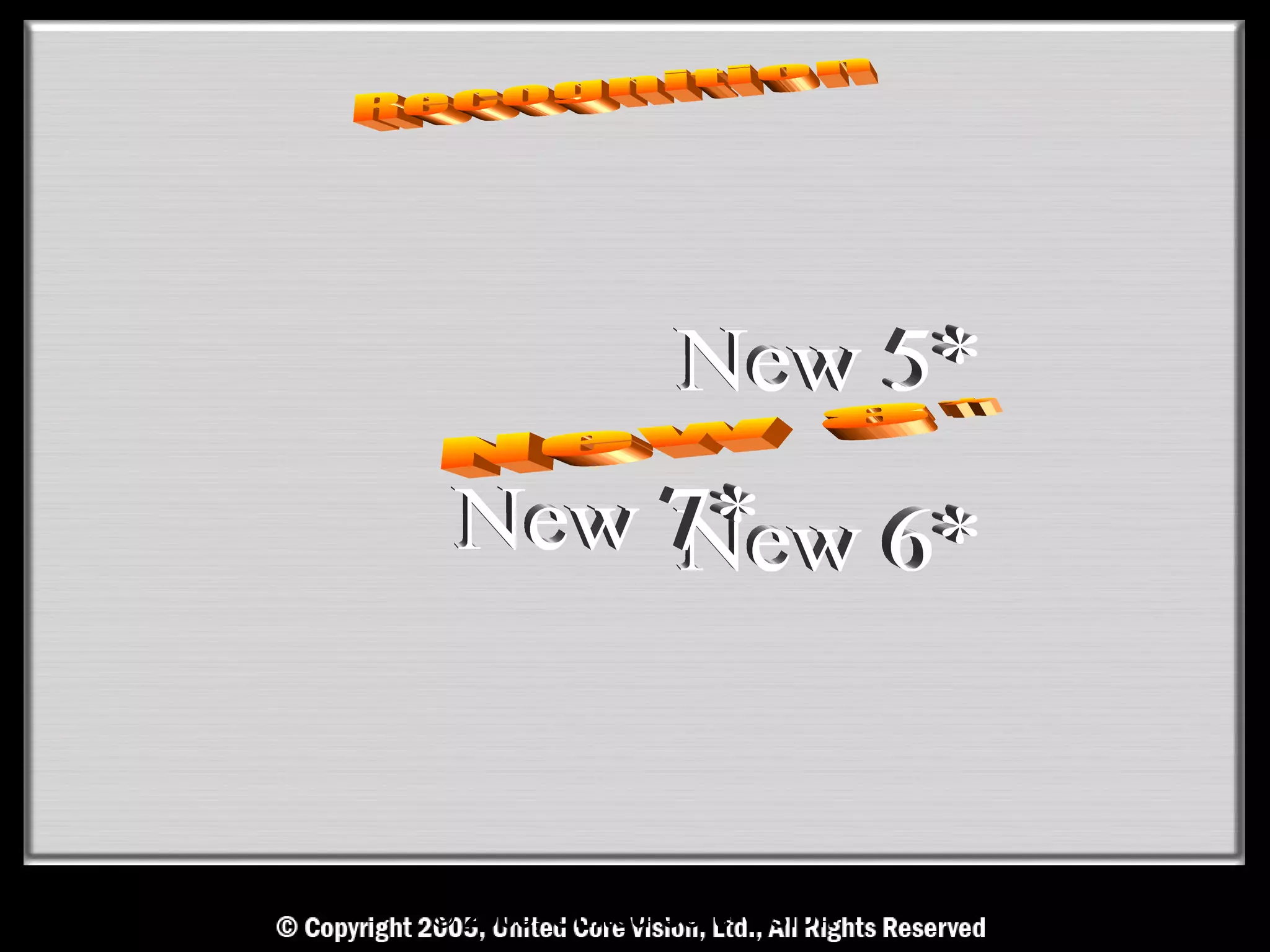 © 2005, United Core Vision
 