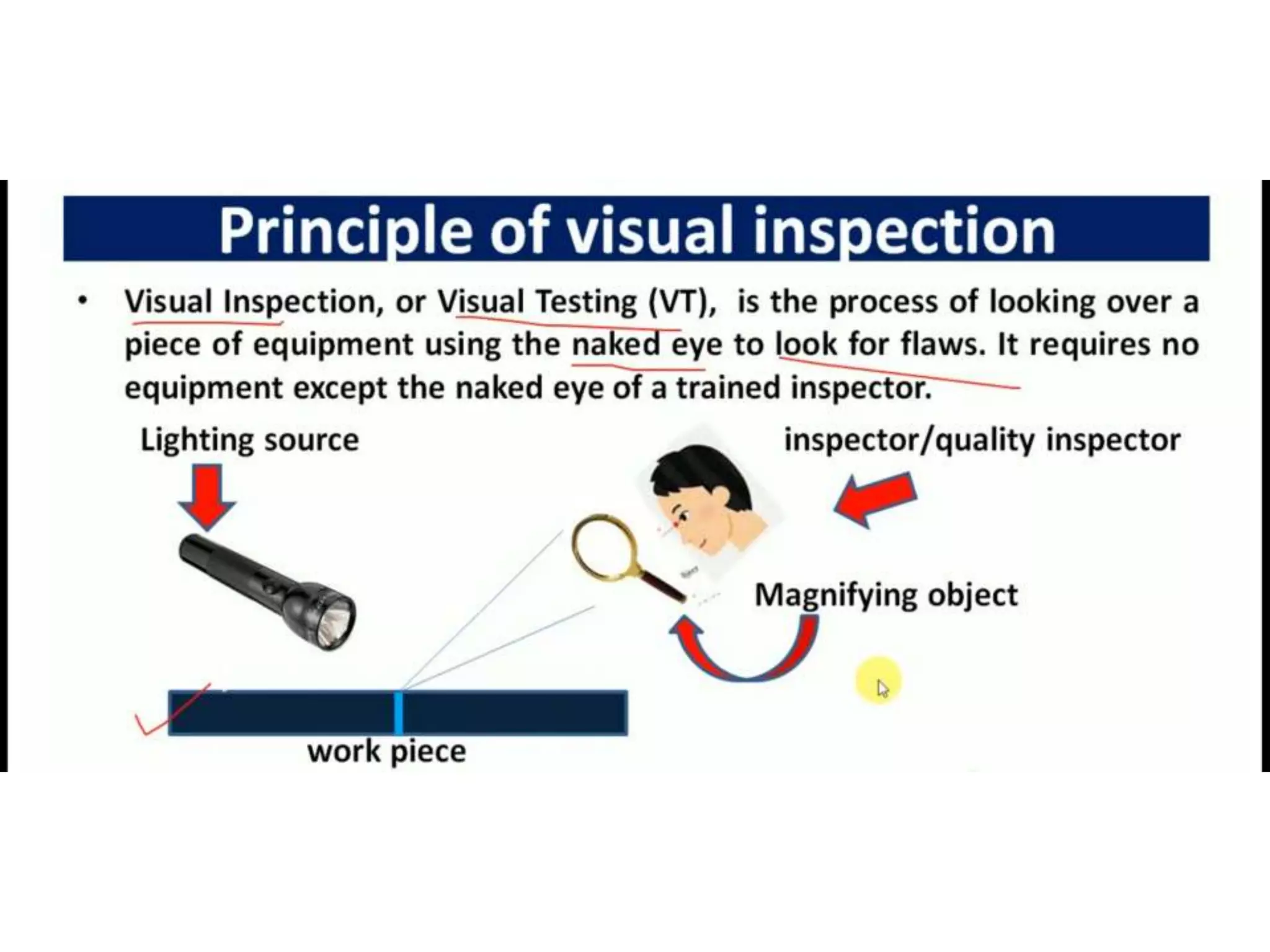 Ndt visual inspection | PPTX