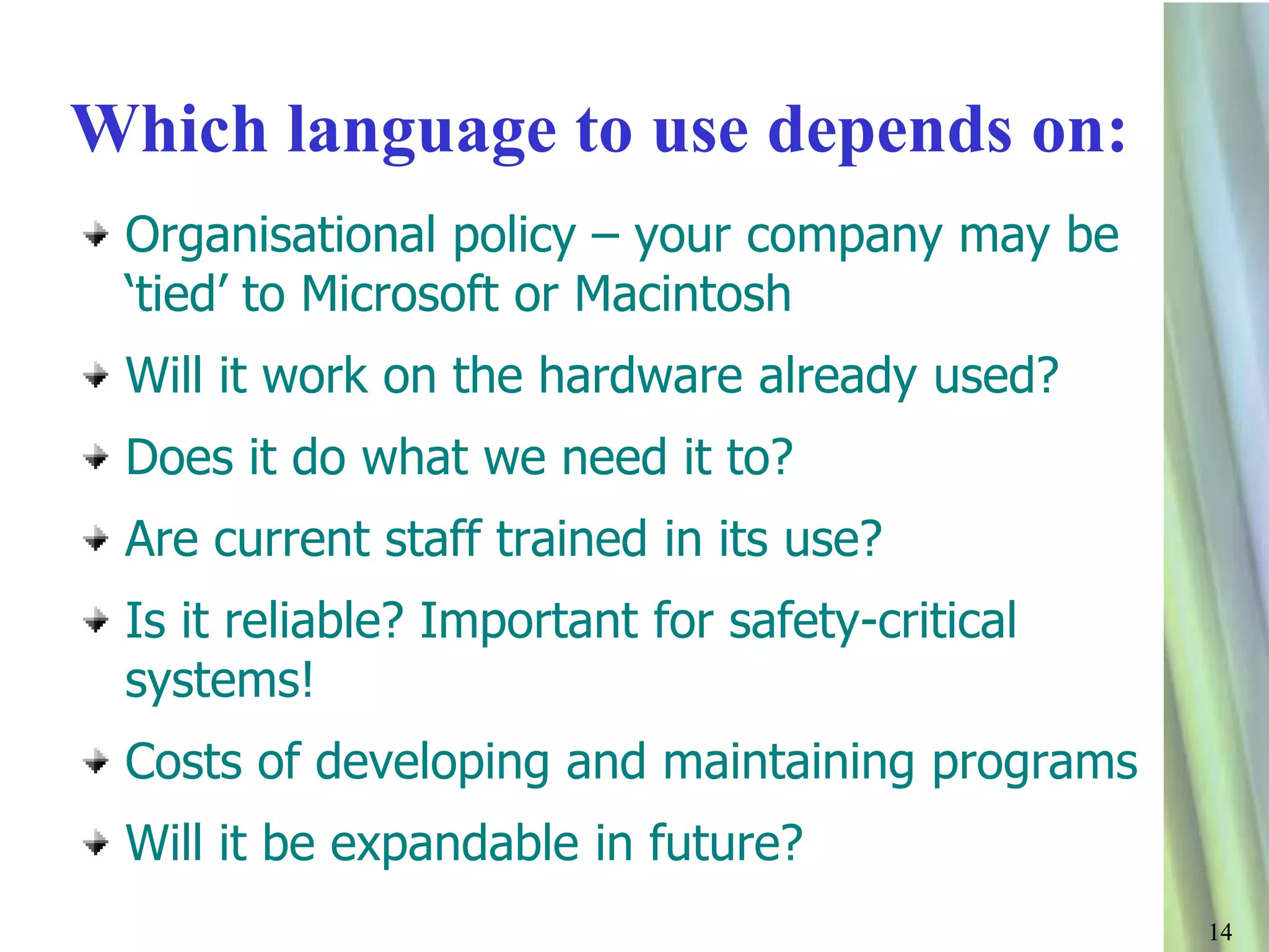 Ndu06 typesof language | PPT