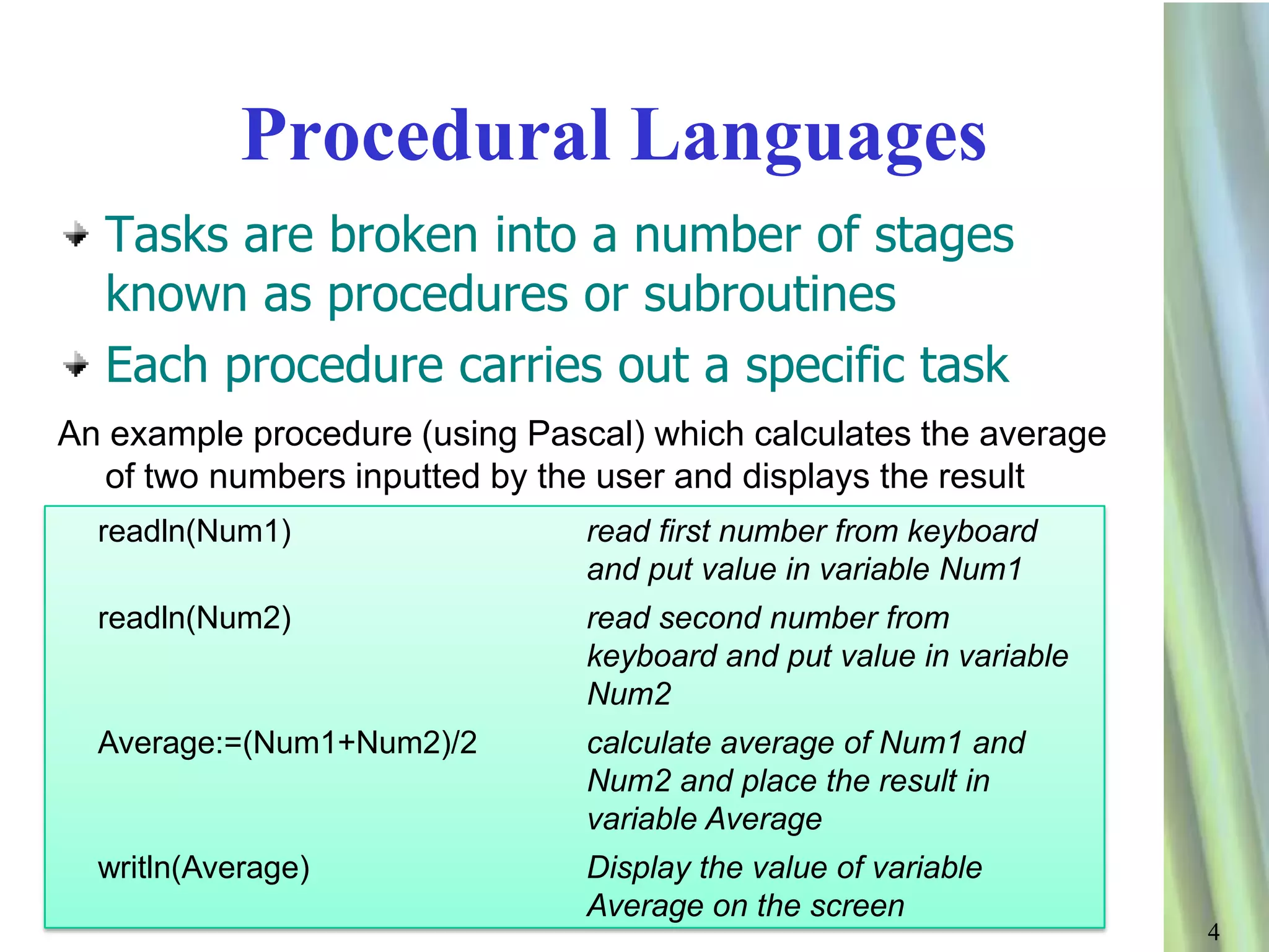 Ndu06 typesof language | PPT