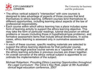 Legal ethics at the academic stage | PPT