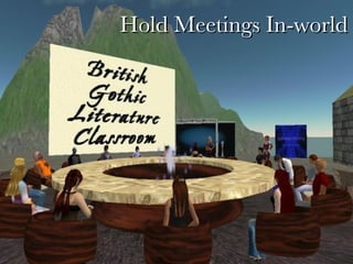 Hold Meetings In-world 