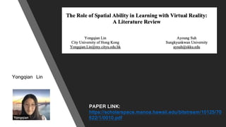 Yongqian Lin
PAPER LINK:
https://scholarspace.manoa.hawaii.edu/bitstream/10125/70
622/1/0010.pdf
 