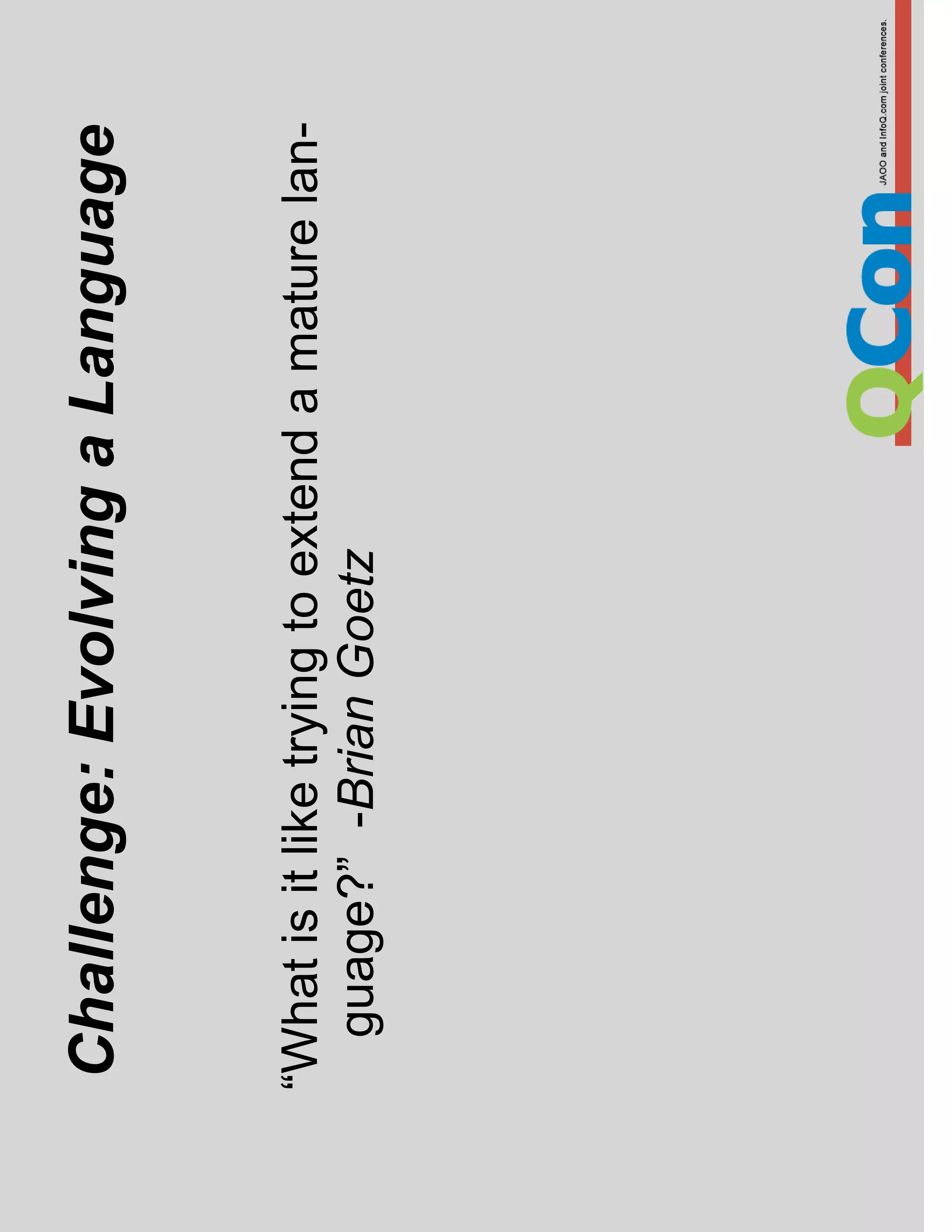 Neal Gafter Java Evolution