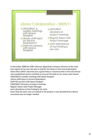Ayr Library, University of the West of Scotland and SRUC | PDF