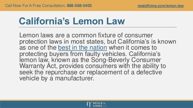 California s Lemon Law What Consumers Should Know After 