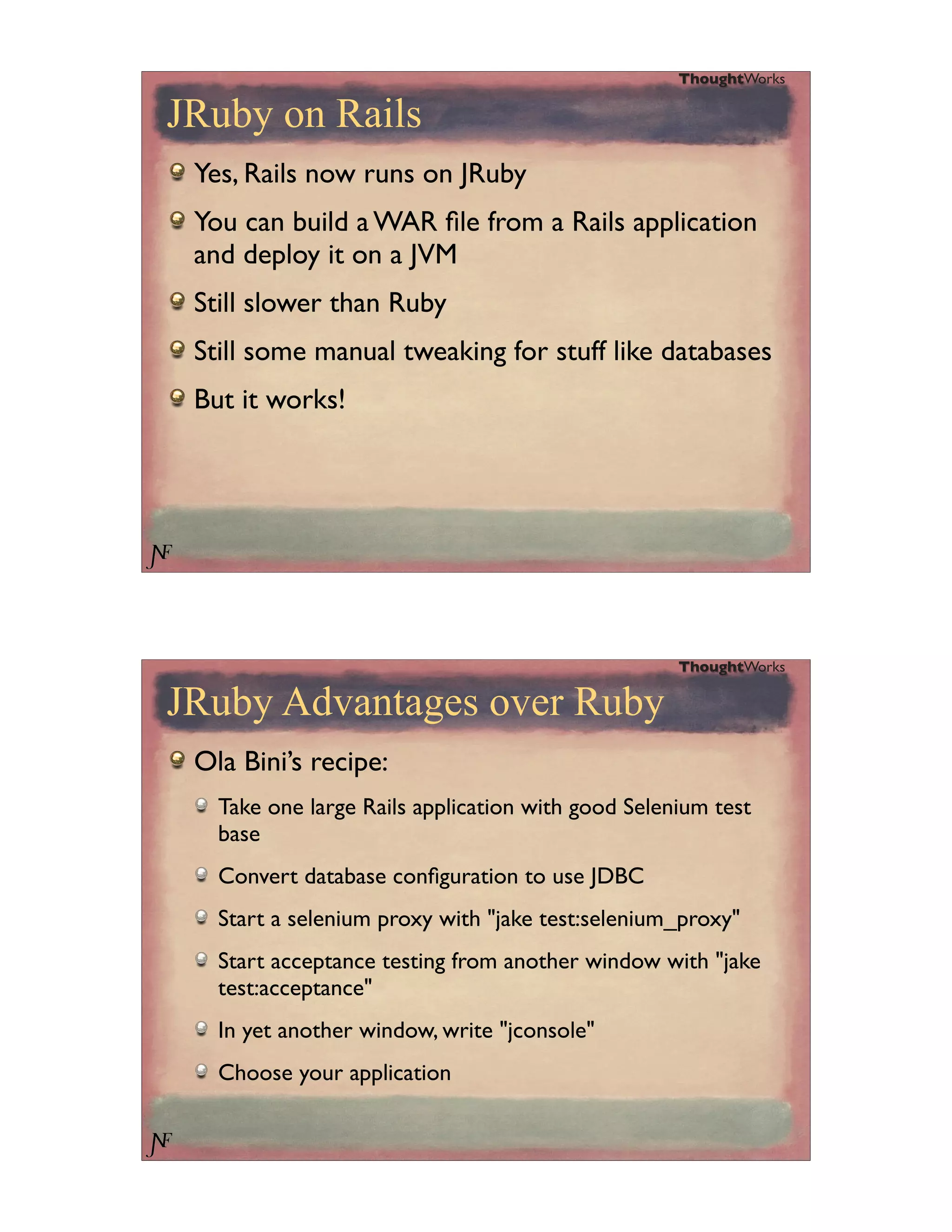 Introduction to JRuby