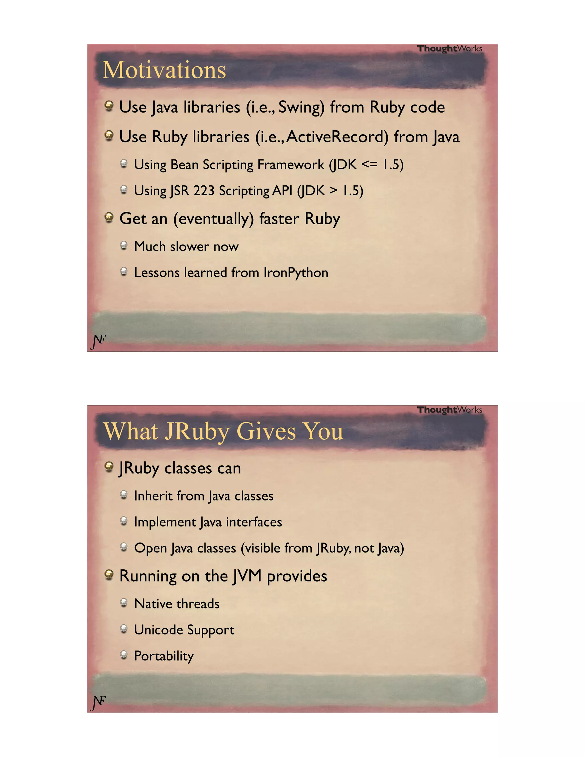 Introduction to JRuby