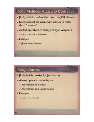 Introduction to JRuby