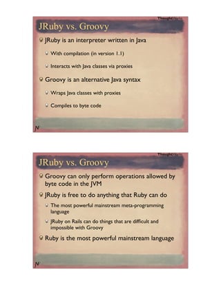 Introduction to JRuby