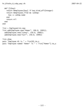 Introduction to JRuby