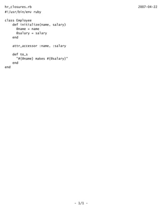 Introduction to JRuby
