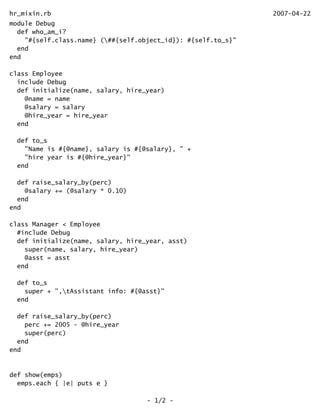Introduction to JRuby