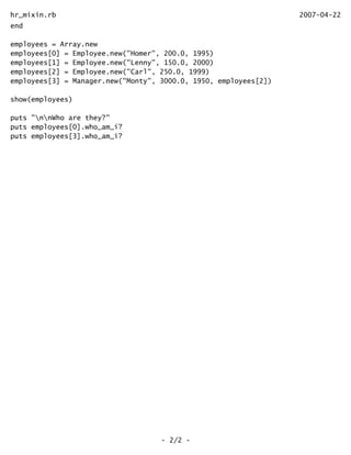 Introduction to JRuby