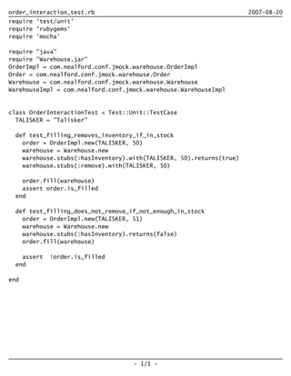 Introduction to JRuby